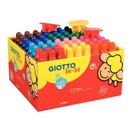 Achetez Maxi classpack de 72 crayons de couleur maxi bébé F525400 GIOTTO BEB GIOTTO pas cher sur M..