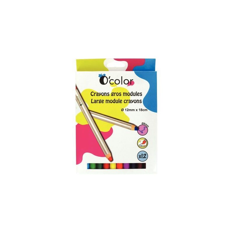 Achetez Boîte de 12 crayons O'Color 8mm assortis 1044 O'COLOR pas cher sur Ma Rentrée Scolaire Achetez Boîte de 12 crayons O'Color 8mm assortis 1044 O'COLOR pas cher sur Ma Rentrée Scolaire