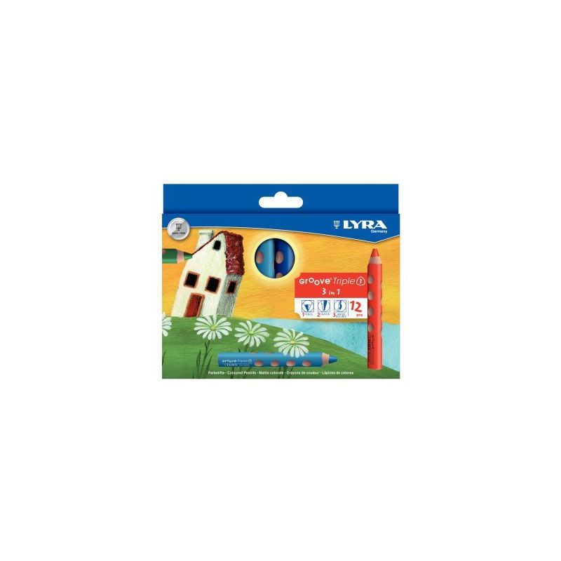Achetez Etui de 12 crayons de couleur gros module L3831120 LYRA pas cher sur Ma Rentrée Scolaire