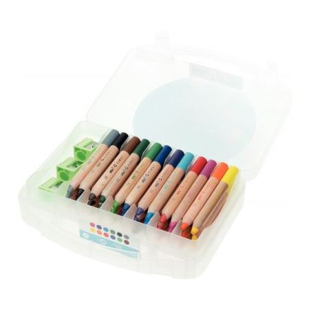 Achetez Boîte de 36 crayons de couleur First + 3 tailles-crayons 1614036 EAGLE KREA pas cher sur Ma..
