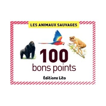 Boite de 100 images Les animaux sauvages 01923 EDITIONS LITO
