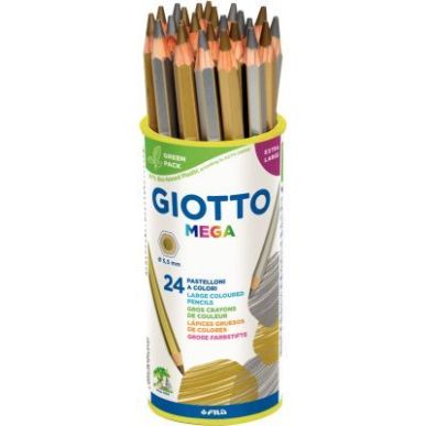 Achetez Pot de 24 crayons de couleur or et argent F518000 GIOTTO pas cher sur Ma Rentrée Scolaire