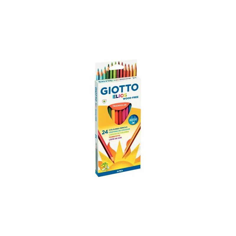 Achetez Etui de 24 crayons Elios Wood Free F275900 GIOTTO pas cher sur Ma Rentrée Scolaire