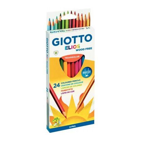 Achetez Etui de 24 crayons Elios Wood Free F275900 GIOTTO pas cher sur Ma Rentrée Scolaire