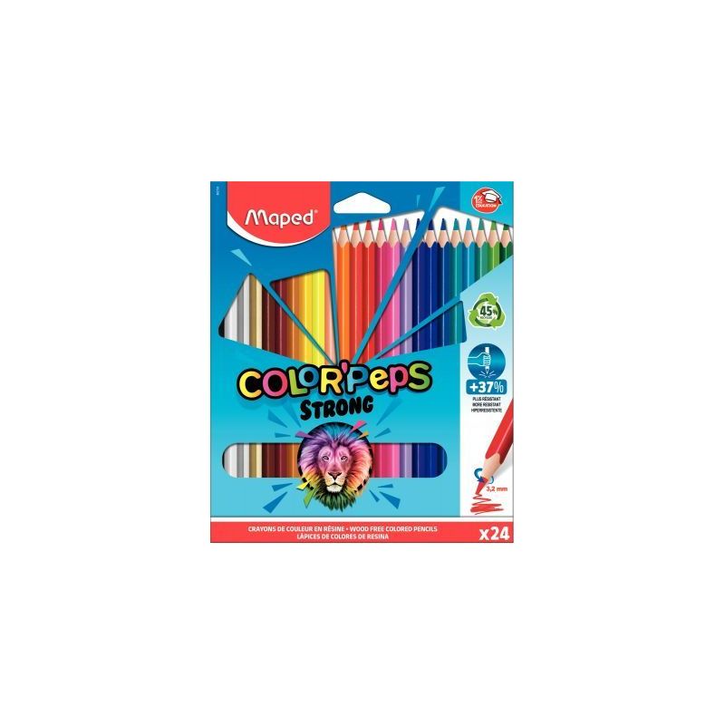 Achetez Pochette de 24 crayons de couleur Color'peps 862724 MAPED pas cher sur Ma Rentrée Scolaire Achetez Pochette de 24 crayons de couleur Color'peps 862724 MAPED pas cher sur Ma Rentrée Scolaire