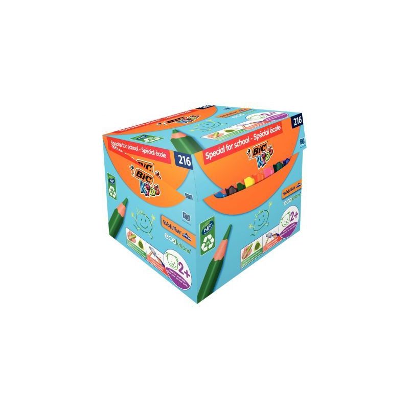 Achetez Maxi classpack de 216 crayons de couleurs Evolution triangulaire pointe moyenne dont 30 grat.. Achetez Maxi classpack de 216 crayons de couleurs Evolution triangulaire pointe moyenne dont 30 grat..