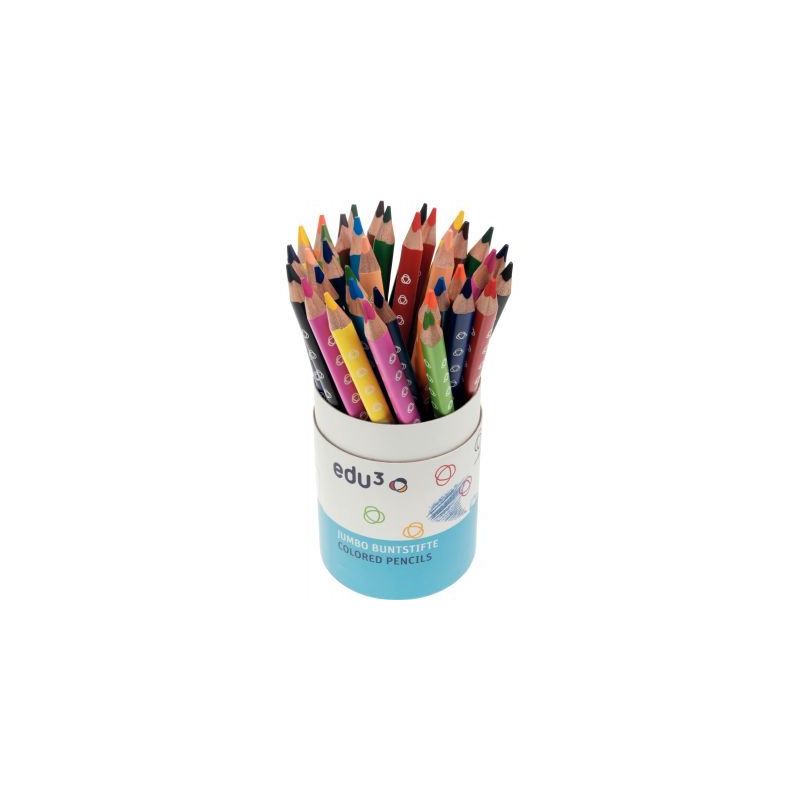 Achetez Pot de 36 crayons de couleur jumbo triangulaire assortis 1231036 EAGLE KREA pas cher sur Ma ..