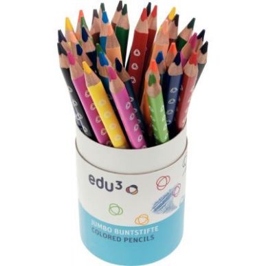 Achetez Pot de 36 crayons de couleur jumbo triangulaire assortis 1231036 EAGLE KREA pas cher sur Ma ..