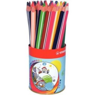 Achetez Pot de 38 crayons de couleur triangulaires F498001 STABILO pas cher sur Ma Rentrée Scolaire