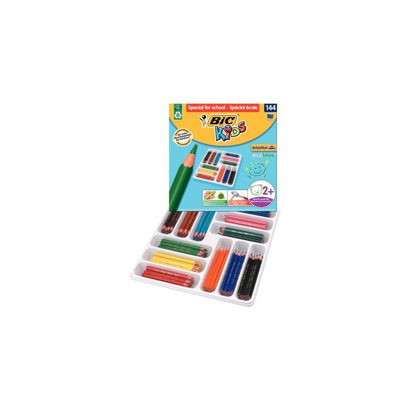 Achetez Boîte Classpack de 144 crayons de couleur Évolution triangulaires 887831 EVOLUTION BIC pas..