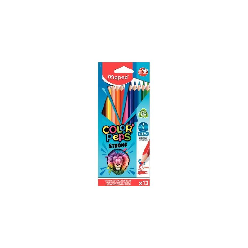 Achetez Pochette de 12 crayons de couleur Colorpeps Strong 862712 MAPED pas cher sur Ma Rentrée Sco.. Achetez Pochette de 12 crayons de couleur Colorpeps Strong 862712 MAPED pas cher sur Ma Rentrée Sco..