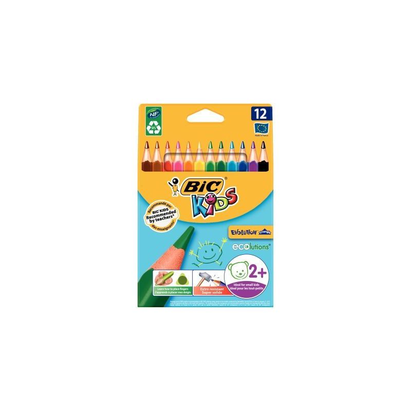 Achetez Etui de 12 crayons de couleurs Évolution triangulaire pointe moyenne 82973511 EVOLUTION BIC.. Achetez Etui de 12 crayons de couleurs Évolution triangulaire pointe moyenne 82973511 EVOLUTION BIC..