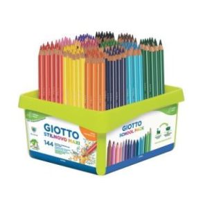 Achetez Schoolpack de 144 crayons de couleur Stinovo Maxi F226400 GIOTTO pas cher sur Ma Rentrée Sc..