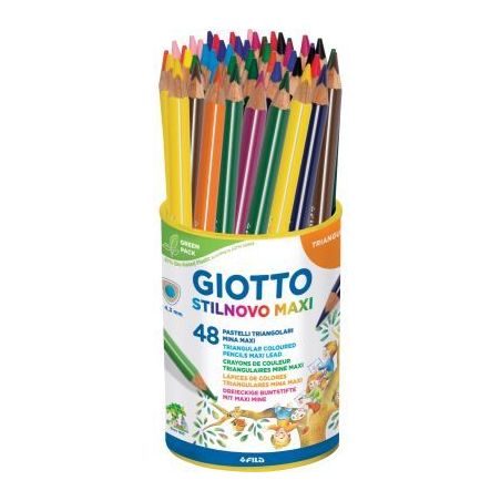 Achetez Pot de 48 crayons de couleur Stinovo Maxi F226300 GIOTTO pas cher sur Ma Rentrée Scolaire