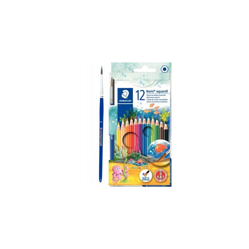 Achetez Etui de 12 crayons de couleur Noris Club aquarell assorties + 1 pinceau gratuit 144 10NC12 N.. Achetez Etui de 12 crayons de couleur Noris Club aquarell assorties + 1 pinceau gratuit 144 10NC12 N..