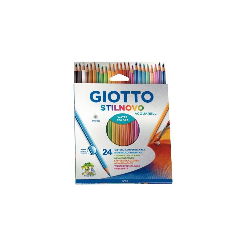 Achetez Etui de 24 crayons de couleurs Stilnovo Aquarellable assortis F25580000 STILNOVO GIOTTO pas .. Achetez Etui de 24 crayons de couleurs Stilnovo Aquarellable assortis F25580000 STILNOVO GIOTTO pas ..