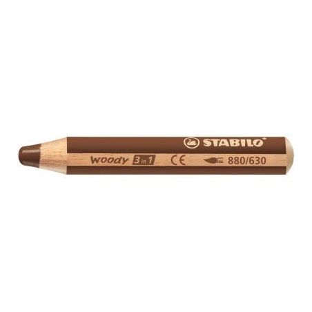 Achetez Crayon de couleur Woody marron 880/630 STABILO pas cher sur Ma Rentrée Scolaire