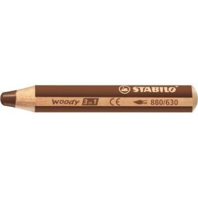 Achetez Crayon de couleur Woody marron 880/630 STABILO pas cher sur Ma Rentrée Scolaire