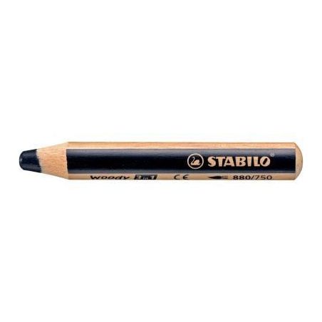 Achetez Crayon de couleur Woody noir F880/750 STABILO pas cher sur Ma Rentrée Scolaire