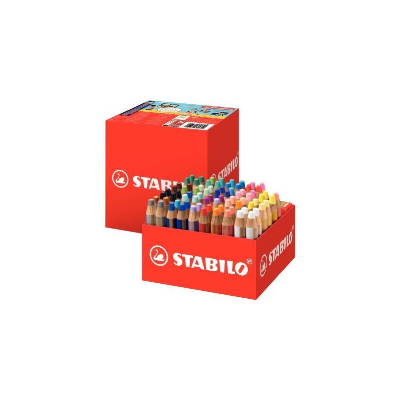 Achetez Maxi schoolpack de 76 woody + 4 taille-crayons 880/76-01 STABILO pas cher sur Ma Rentrée Sc..