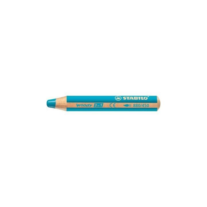 Crayon de couleur Woody cyan 880/450 STABILO