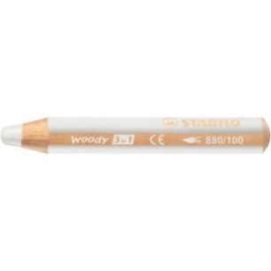 Achetez Crayon de couleur Woody blanc 880/100 STABILO pas cher sur Ma Rentrée Scolaire