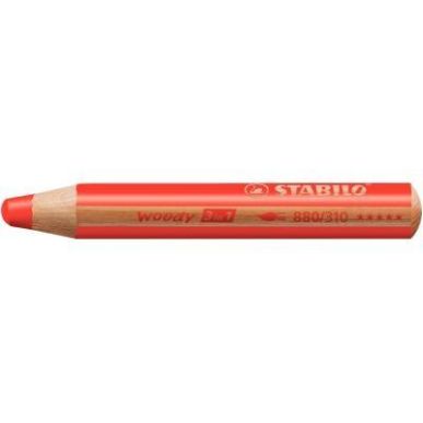 Achetez Crayon de couleur Woody vermillon 880/310 STABILO pas cher sur Ma Rentrée Scolaire