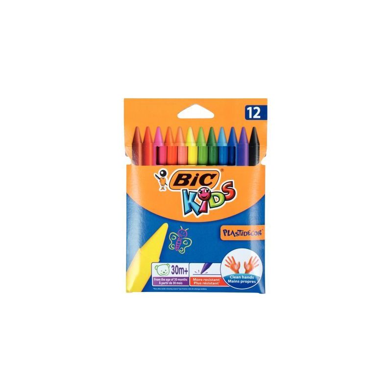 Achetez Pochette de 12 crayons Plastidécor forme ronde couleurs assorties 9457645 PLASTICOLO BIC pa.. Achetez Pochette de 12 crayons Plastidécor forme ronde couleurs assorties 9457645 PLASTICOLO BIC pa..