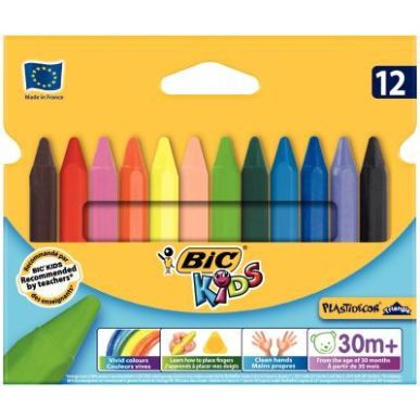 Achetez Etui 12 craies Plastidécor triangulaire 8297733 BIC KIDS BIC pas cher sur Ma Rentrée Scola..