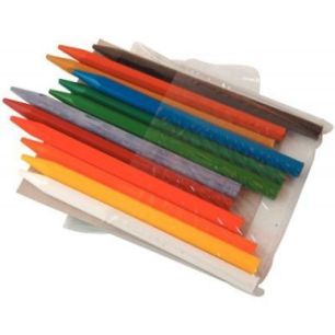 Achetez Pochette de 12 crayons plastique forme hexagonale couleurs assorties 590001 pas cher sur Ma ..