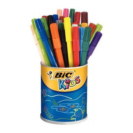 Achetez Pot de 36 feutres Visa 880 pointe fine couleurs assorties 8290121 VISA BIC pas cher sur Ma R..