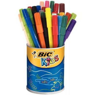 Achetez Pot de 36 feutres Visa 880 pointe fine couleurs assorties 8290121 VISA BIC pas cher sur Ma R..