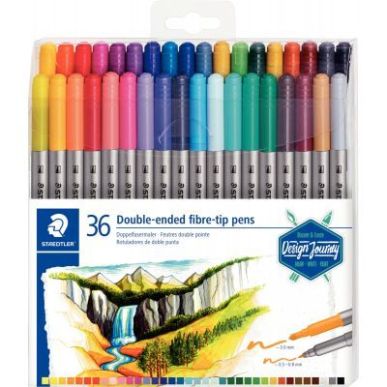 Achetez Set de 36 feutres double pointe Design Journey 3200TB36 STAEDTLER pas cher sur Ma Rentrée S..