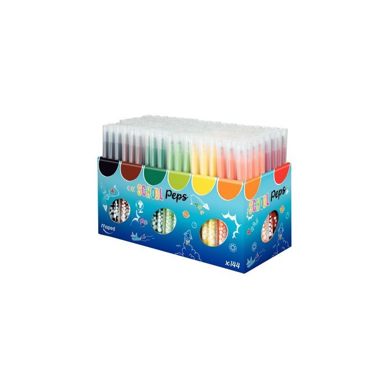 Achetez Classpack de 144 feutres School Peps 845004 MAPED pas cher sur Ma Rentrée Scolaire Achetez Classpack de 144 feutres School Peps 845004 MAPED pas cher sur Ma Rentrée Scolaire