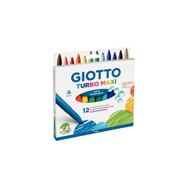 Achetez Lot de 10 pochettes de 12 feutres Turbo Maxi dont 1 gratuite LOT INTERNE GIOTTO pas cher sur..