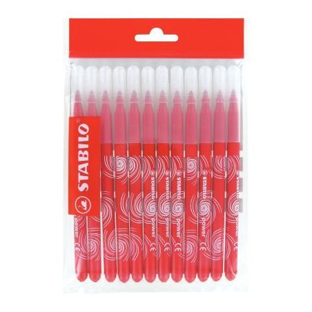 Achetez Recharge pour schoolpack de 12 feutres Power pointe moyenne rouge BE15/278-28048 STABILO pas..