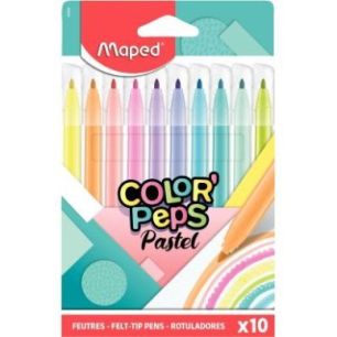 Achetez Pochette de 10 feutres pastel Color'Peps 845469 MAPED pas cher sur Ma Rentrée Scolaire