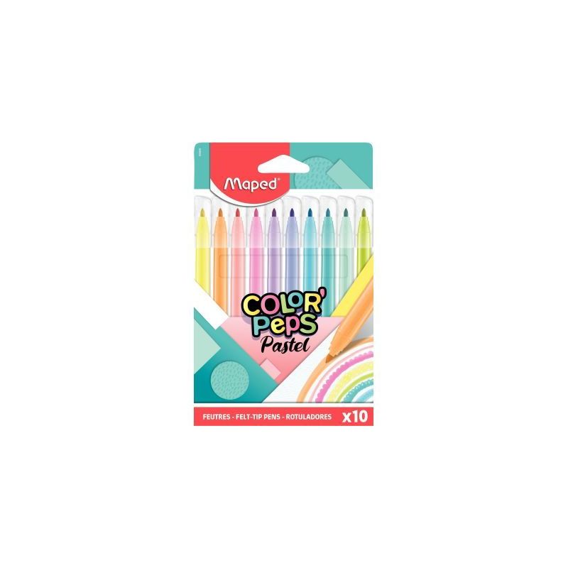 Achetez Pochette de 10 feutres pastel Color'Peps 845469 MAPED pas cher sur Ma Rentrée Scolaire Achetez Pochette de 10 feutres pastel Color'Peps 845469 MAPED pas cher sur Ma Rentrée Scolaire