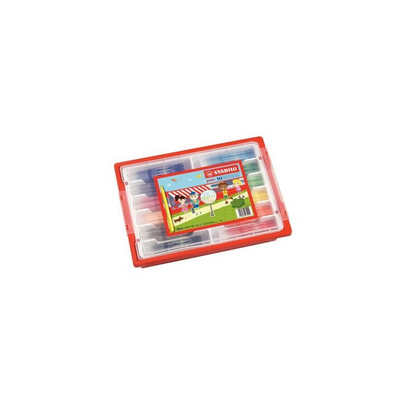 Achetez Classpack 144 feutres Power pointe moyenne assortis F028144N STABILO pas cher sur Ma Rentré..