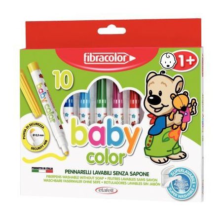 Achetez Boîte de 10 feutres Baby Color assortis 10540SP010SE pas cher sur Ma Rentrée Scolaire
