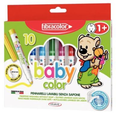 Achetez Boîte de 10 feutres Baby Color assortis 10540SP010SE pas cher sur Ma Rentrée Scolaire
