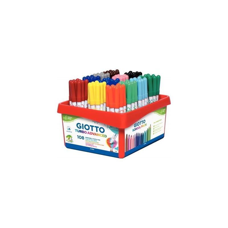Achetez Classpack de 108 feutres Giotto Turbo Advanced pointe moyenne F523900 GIOTTO pas cher sur Ma.. Achetez Classpack de 108 feutres Giotto Turbo Advanced pointe moyenne F523900 GIOTTO pas cher sur Ma..