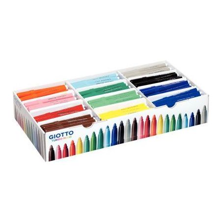 Achetez Classpack de 288 feutres Turbo maxi assortis F526200 GIOTTO pas cher sur Ma Rentrée Scolair..