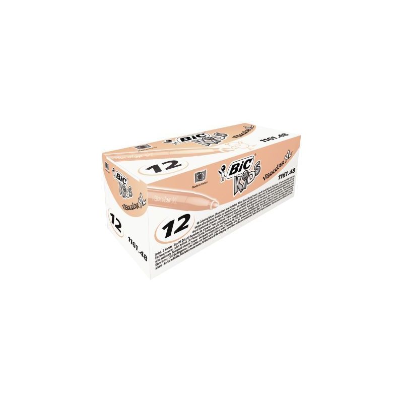 Achetez Boîte de 12 feutres Visacolor 1161 chair 8289904 VISACOLOR BIC pas cher sur Ma Rentrée Sco..