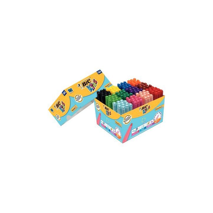 Classpack de 144 Visa Color XL dont 20 gratuits 9079002 VISACOLOR BIC