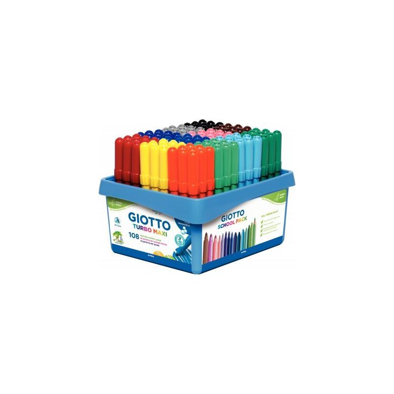 Achetez Classpack de 108 feutres Turbo Maxi F526100 GIOTTO pas cher sur Ma Rentrée Scolaire Achetez Classpack de 108 feutres Turbo Maxi F526100 GIOTTO pas cher sur Ma Rentrée Scolaire