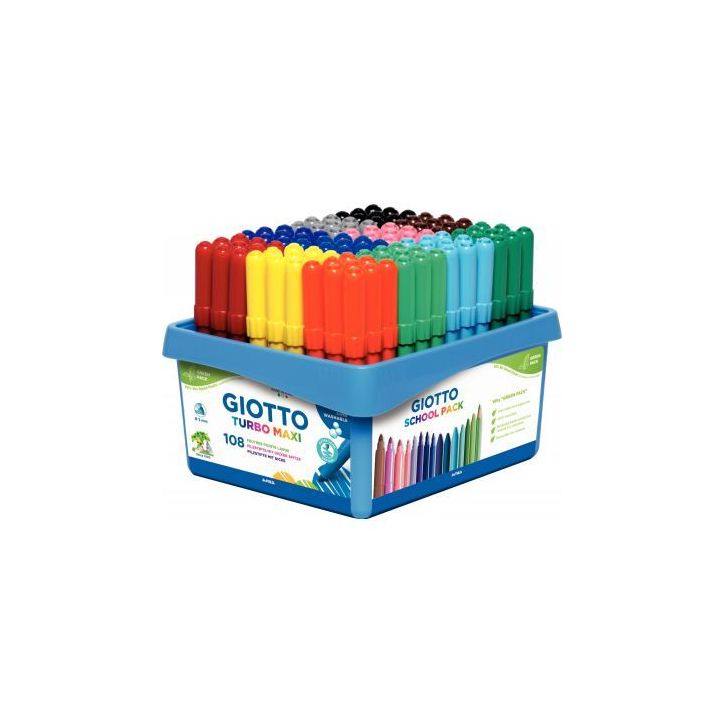 Classpack de 108 feutres Turbo Maxi F526100 GIOTTO