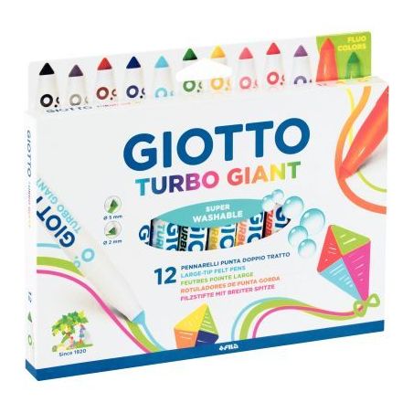 Achetez Etui de 12 feutres Giotto Turbo Giant F432000 GIOTTO pas cher sur Ma Rentrée Scolaire