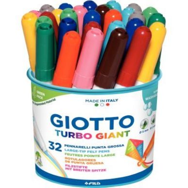 Achetez Pot de 32 feutres Giotto Turbo Giant Ass F42490000 GIOTTO pas cher sur Ma Rentrée Scolaire