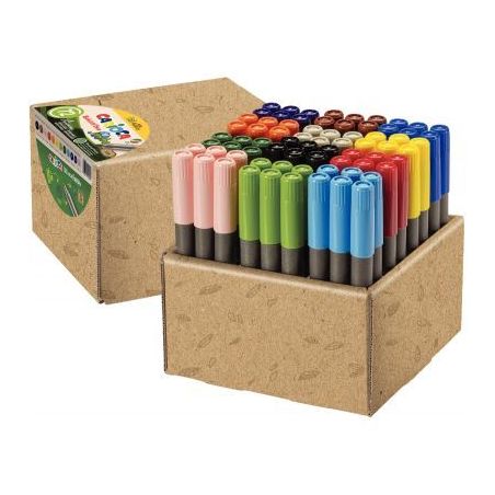 Achetez Pack de 72 feutres éco family jumbo 8003511243616 CARIOCA pas cher sur Ma Rentrée Scolaire